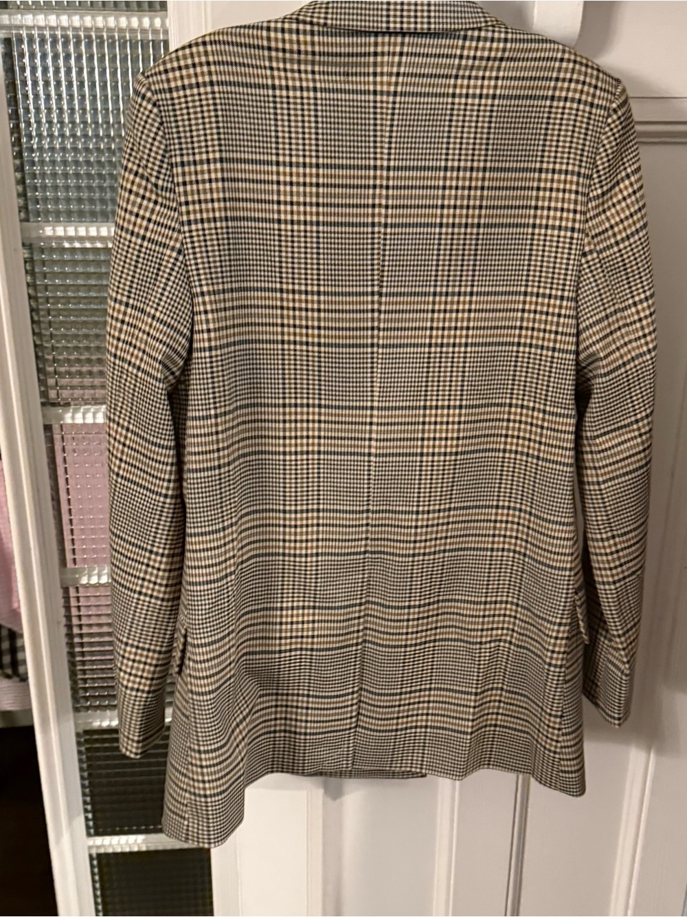 Free People  Women’s Ashby  Glen Plaid Double Breasted Blazer Sz S NWT - Picture 5 of 16